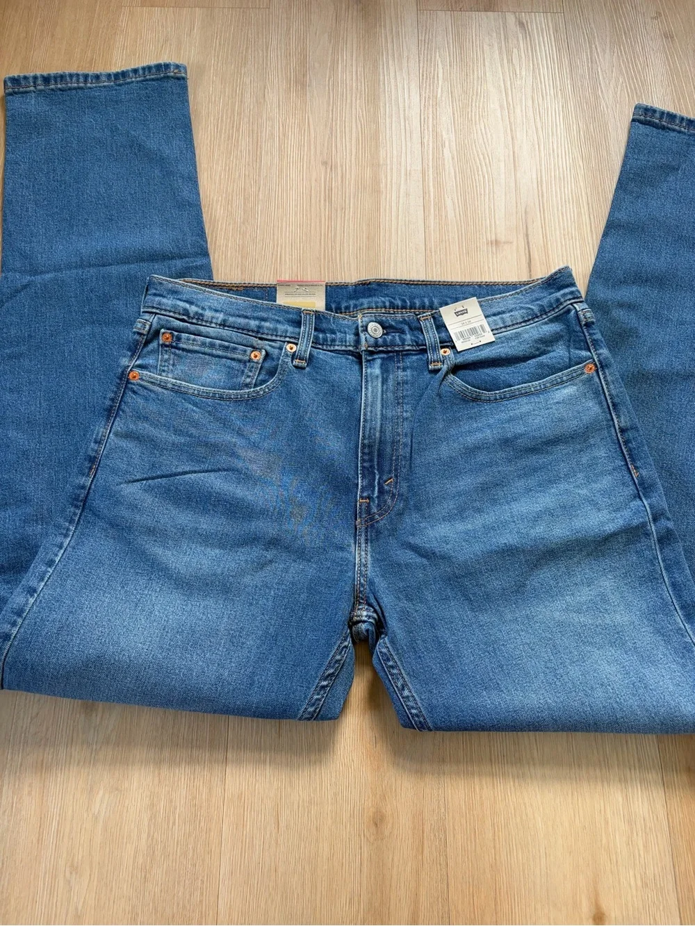 Levi's Men’s Medium Blue Straight Leg Jeans